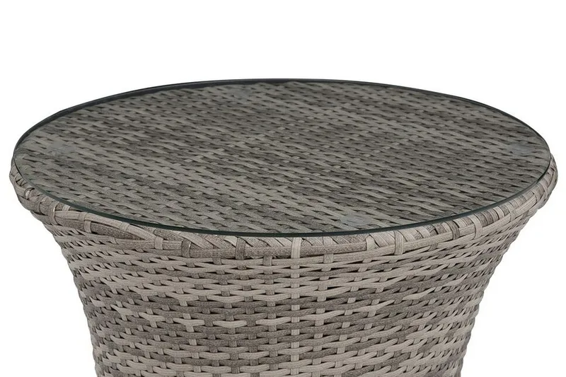 Capri Balkongmöbelset 54 cm - Grå - Utemöbler - Utegrupp - Caféset