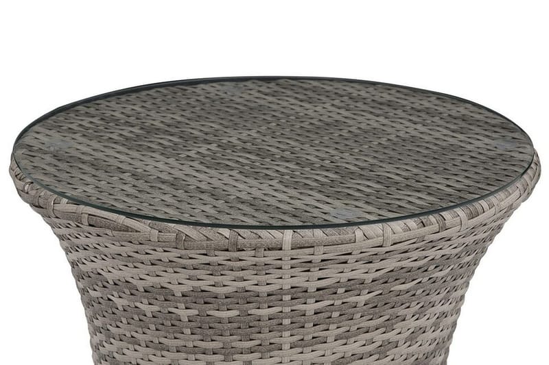 Capri Balkongmöbelset 54 cm - Grå - Utemöbler - Utegrupp - Caféset