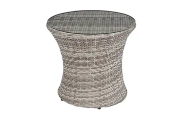 Capri Balkongmöbelset 54 cm - Grå - Utemöbler - Utegrupp - Caféset