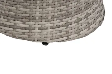 Capri Balkongmöbelset 54 cm - Grå - Utemöbler - Utegrupp - Caféset