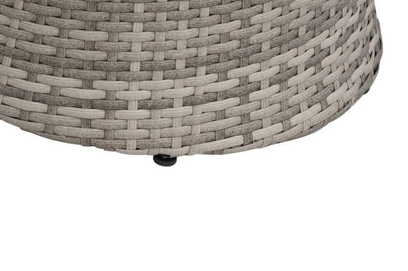 Capri Balkongmöbelset 54 cm - Grå - Utemöbler - Utegrupp - Caféset