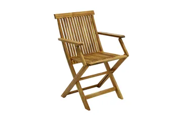 Finlay Balkongset 60x60 cm + 2 Karmstolar Utomhus - Akacia - Utemöbler - Utegrupp - Caféset