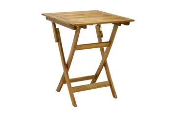 Finlay Balkongset 60x60 cm + 2 Karmstolar Utomhus - Akacia - Utemöbler - Utegrupp - Caféset