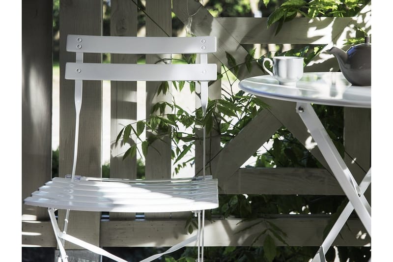 Fiori Balkongset 45,5 cm - Vit - Utemöbler - Utegrupp - Caféset