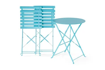 Fiori Balkongset 52 cm - Blå - Utemöbler - Utegrupp - Caféset