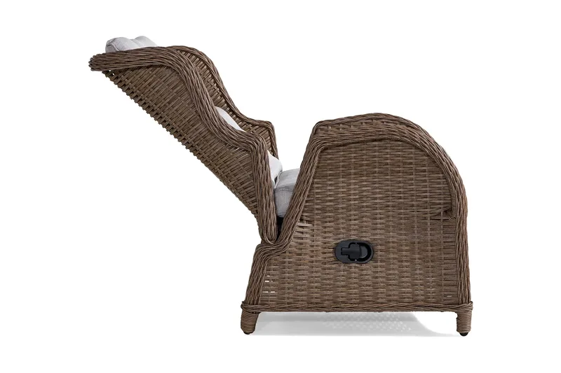 Marcus Caféset med 2 Reclinerfåtöljer Utomhus m Dyna - Natur - Utemöbler - Utegrupp - Caféset