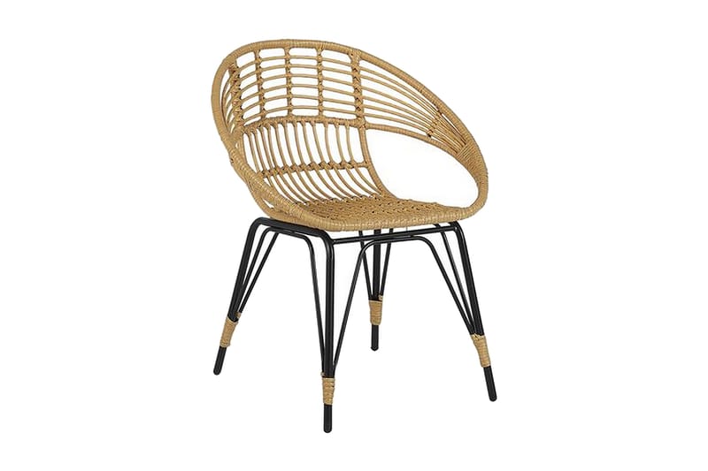 Pellaro Balkongset + 2 Utestolar m Dyna - Natur/Svart - Utemöbler - Utegrupp - Caféset