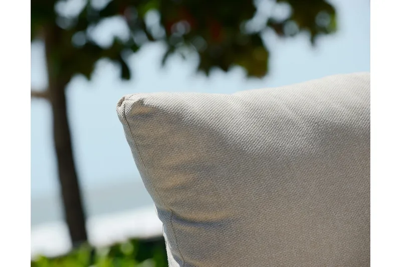 Portals Loungegrupp 2-sits - Teak/Vit - Utemöbler - Balkong - Balkongmöbler - Balkonggrupper