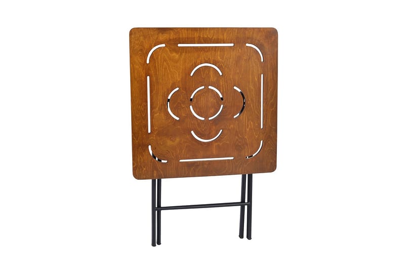 RIOTORTO Caféset 60 cm Blomma Natur/Svart + 2 Utestolar - Utemöbler - Utegrupp - Caféset
