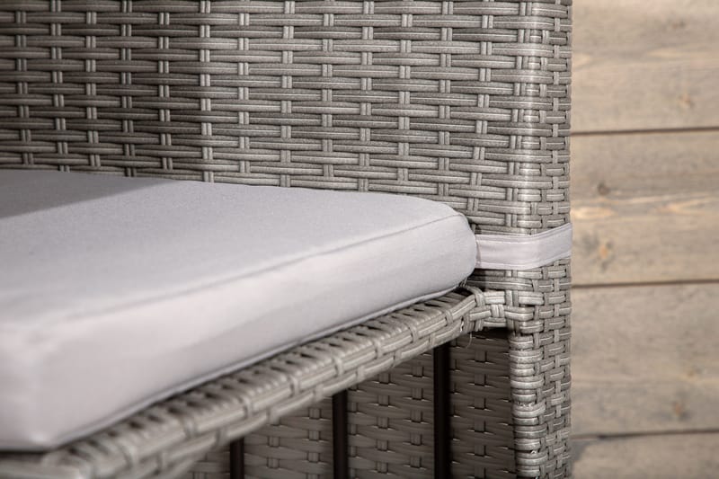 Savanna Caféset 50 cm + 2 Matstolar Utomhus - Grå - Utemöbler - Utegrupp - Caféset