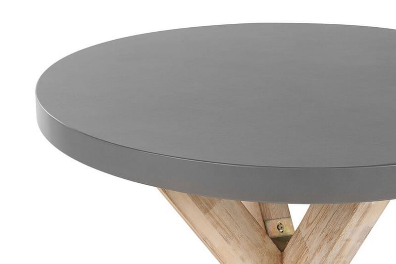 Trädgårdsset Utebord och 4 pallar 90  OLBIA/TARANTO - Grå - Utemöbler - Utegrupp - Caféset