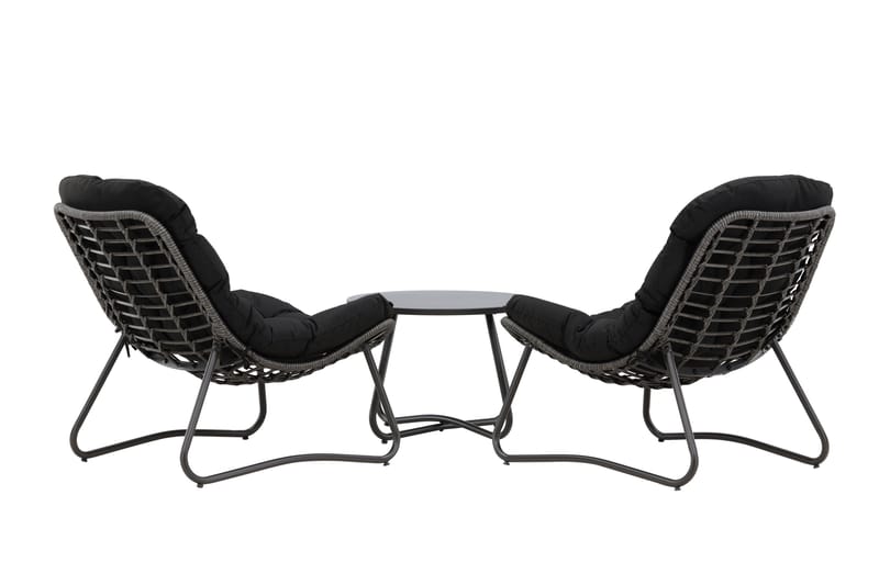 Cala Soffgrupp Utomhus 2-sits - Svart - Utemöbler - Utegrupp - Loungegrupp