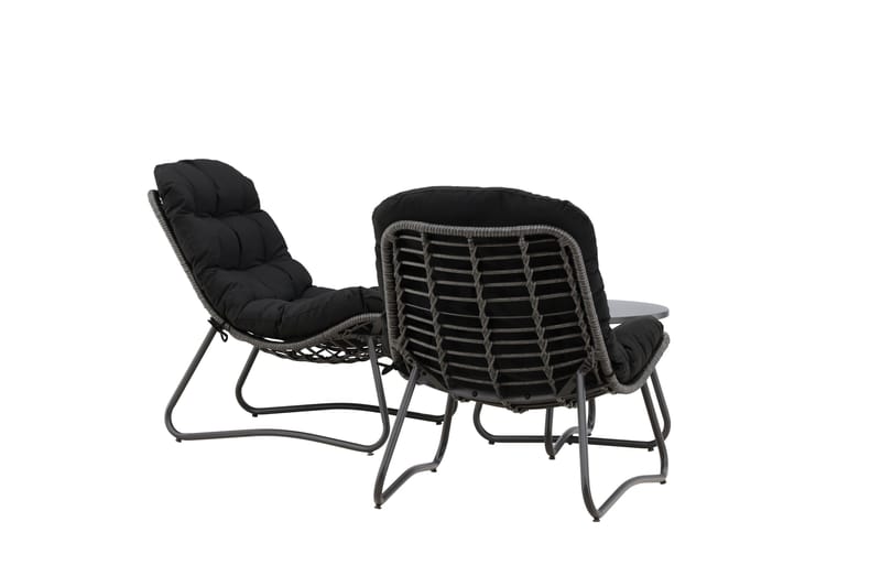 Cala Soffgrupp Utomhus 2-sits - Svart - Utemöbler - Utegrupp - Loungegrupp