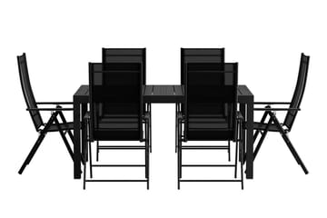 Capo Matbord Utomhus 100x160 cm med 6 Levanzo Karmstol - Utemöbler - Utegrupp - Matgrupper utomhus