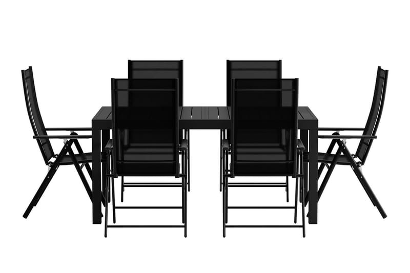 Capo Matbord Utomhus 100x160 cm med 6 Levanzo Karmstol - Utemöbler - Utegrupp - Matgrupper utomhus