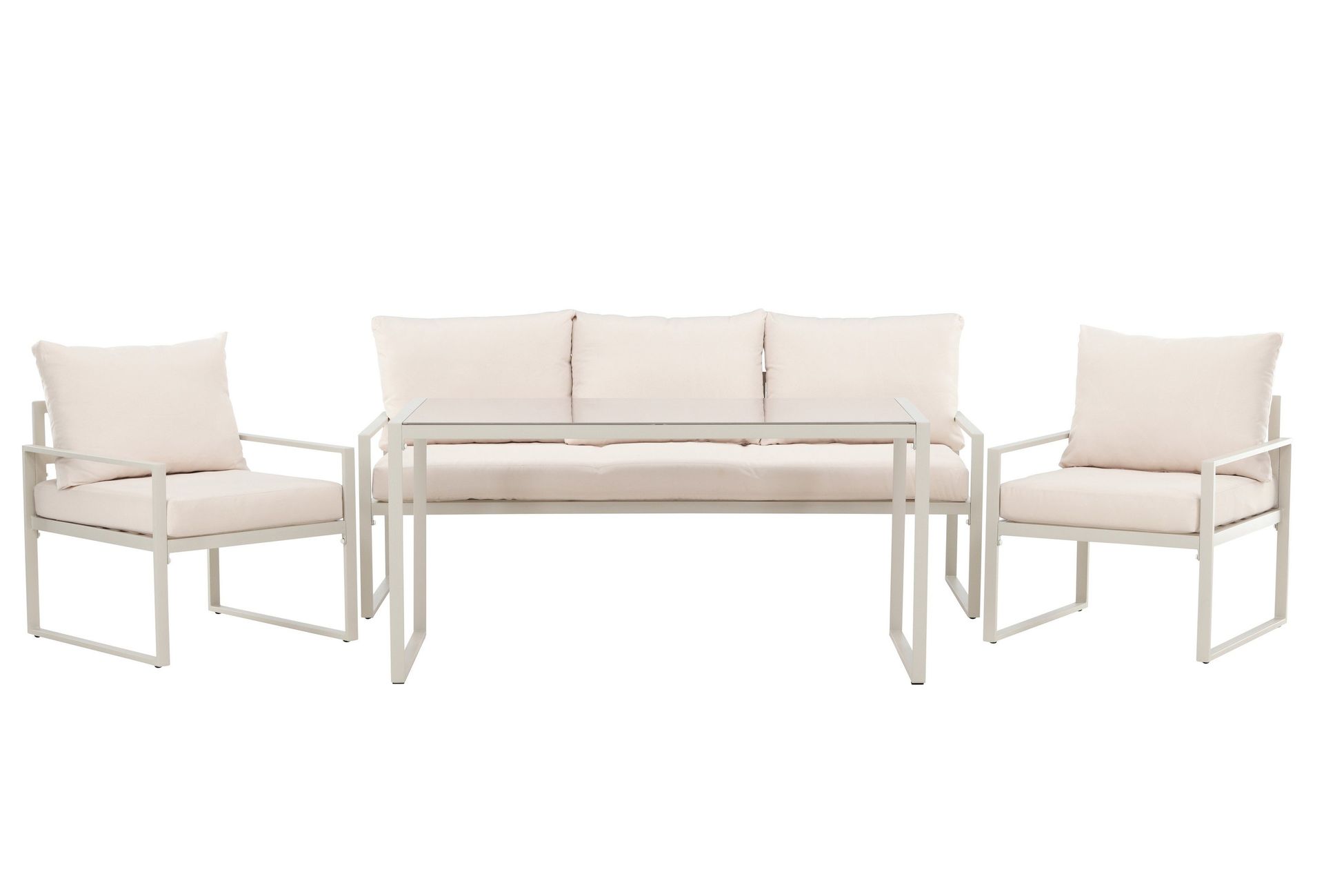 catania soffgrupp utomhus 5-sits - beige