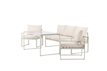 Catania Soffgrupp Utomhus 5-sits - Beige - Utemöbler - Utegrupp - Loungegrupp