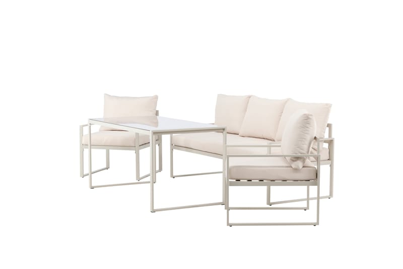 Catania Soffgrupp Utomhus 5-sits - Beige - Utemöbler - Utegrupp - Loungegrupp