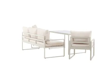 Catania Soffgrupp Utomhus 5-sits - Beige - Utemöbler - Utegrupp - Loungegrupp