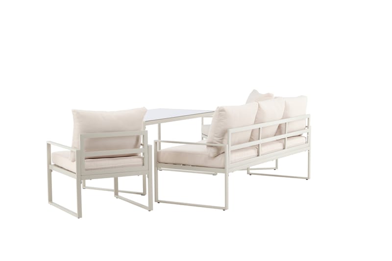 Catania Soffgrupp Utomhus 5-sits - Beige - Utemöbler - Utegrupp - Loungegrupp