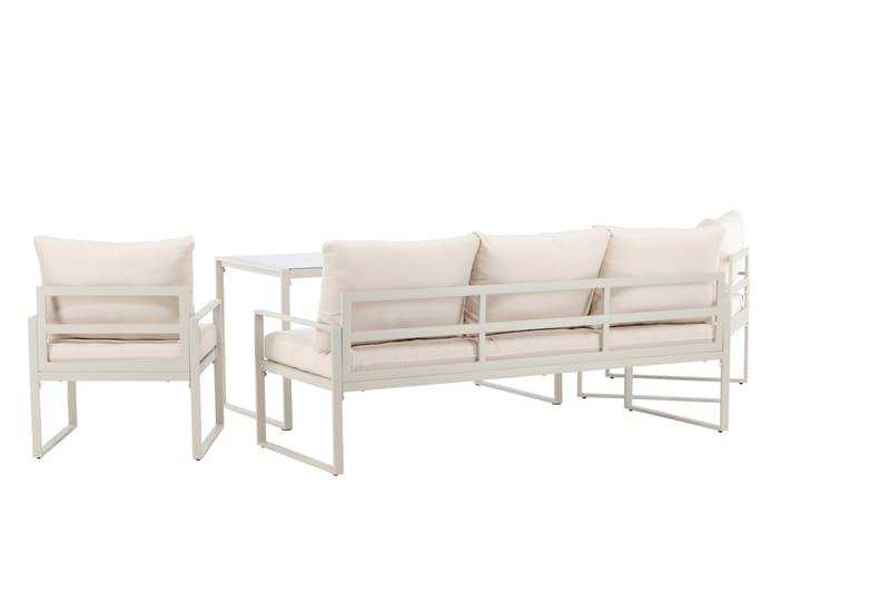 Catania Soffgrupp Utomhus 5-sits - Beige - Utemöbler - Utegrupp - Loungegrupp
