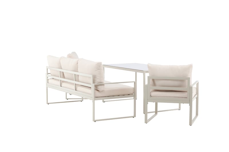 Catania Soffgrupp Utomhus 5-sits - Beige - Utemöbler - Utegrupp - Loungegrupp