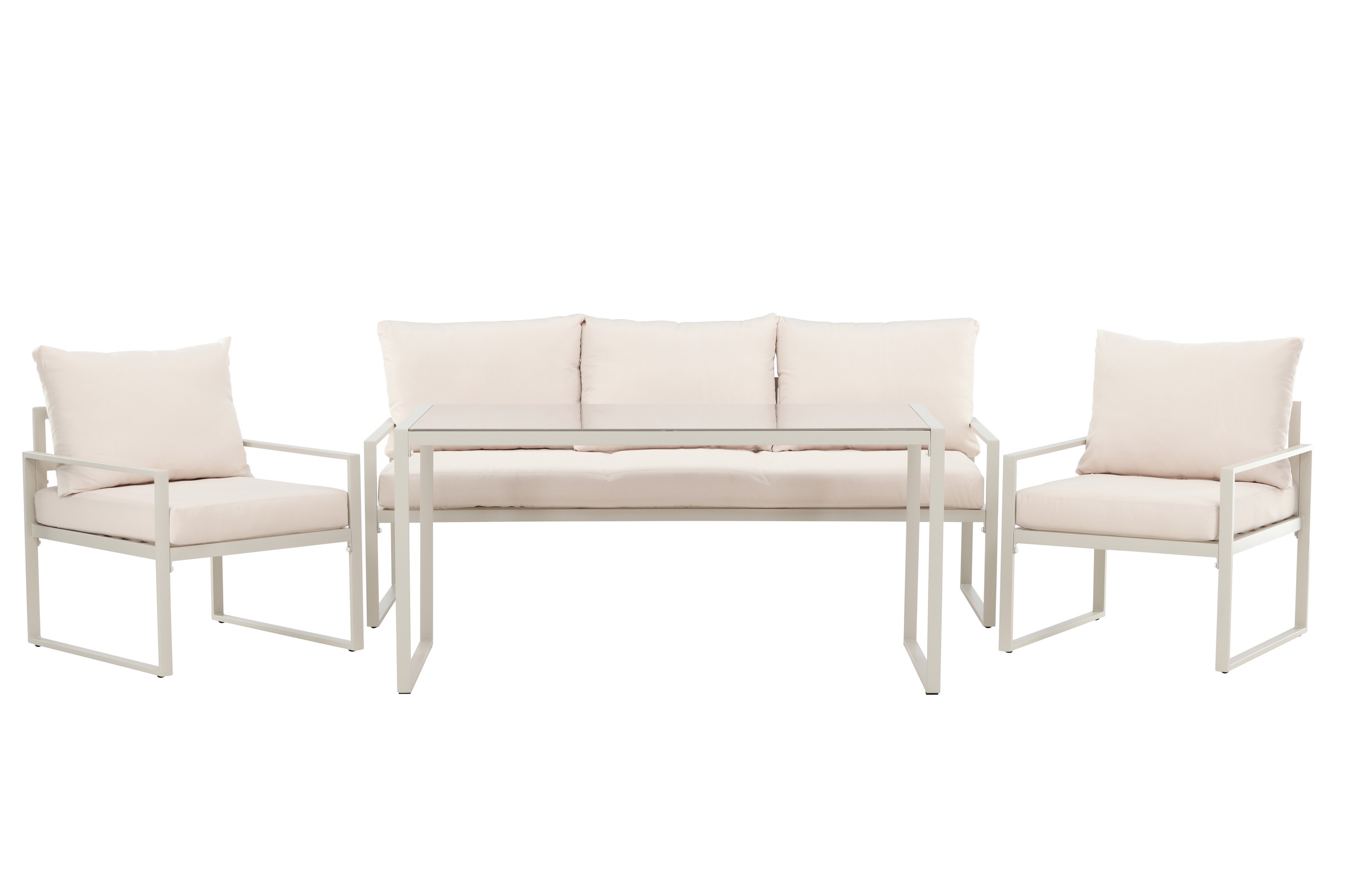 catania soffgrupp utomhus 5-sits - beige