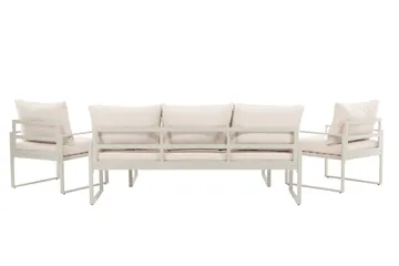 Catania Soffgrupp Utomhus 5-sits - Beige - Utemöbler - Utegrupp - Loungegrupp
