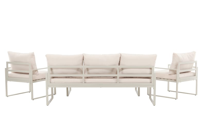 Catania Soffgrupp Utomhus 5-sits - Beige - Utemöbler - Utegrupp - Loungegrupp