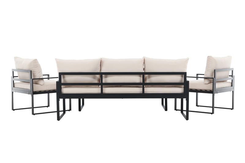 Catania Soffgrupp Utomhus 5-sits - Svart - Utemöbler - Utegrupp - Loungegrupp