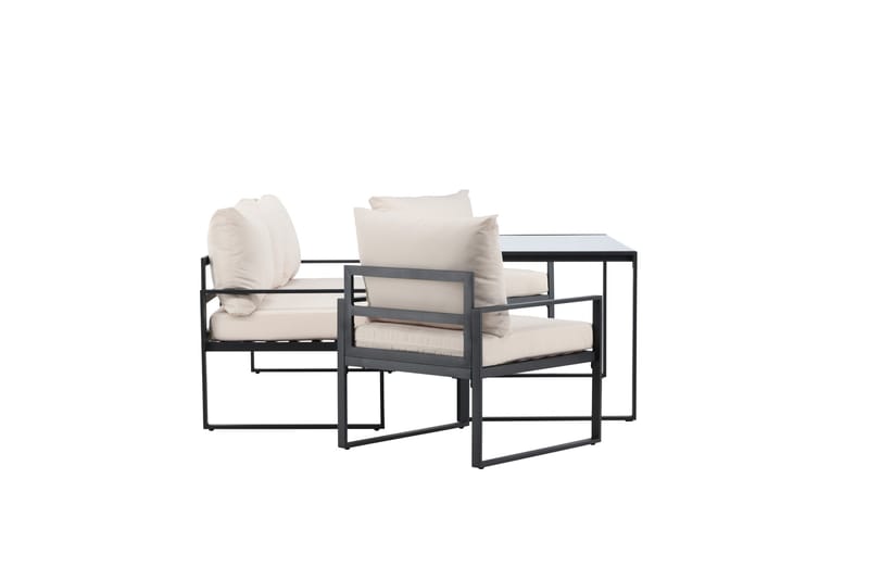 Catania Soffgrupp Utomhus 5-sits - Svart - Utemöbler - Utegrupp - Loungegrupp