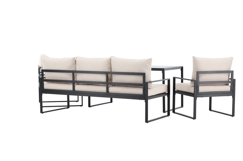 Catania Soffgrupp Utomhus 5-sits - Svart - Utemöbler - Utegrupp - Loungegrupp