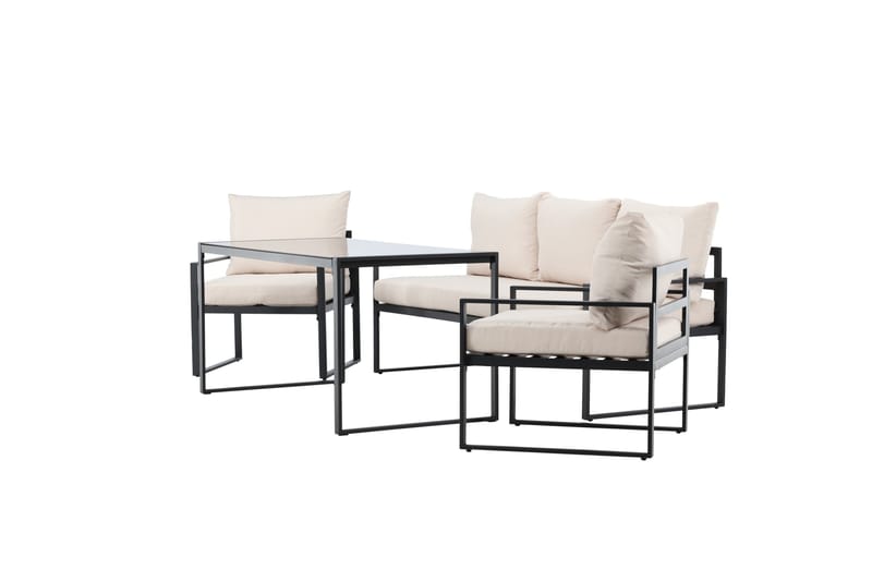 Catania Soffgrupp Utomhus 5-sits - Svart - Utemöbler - Utegrupp - Loungegrupp