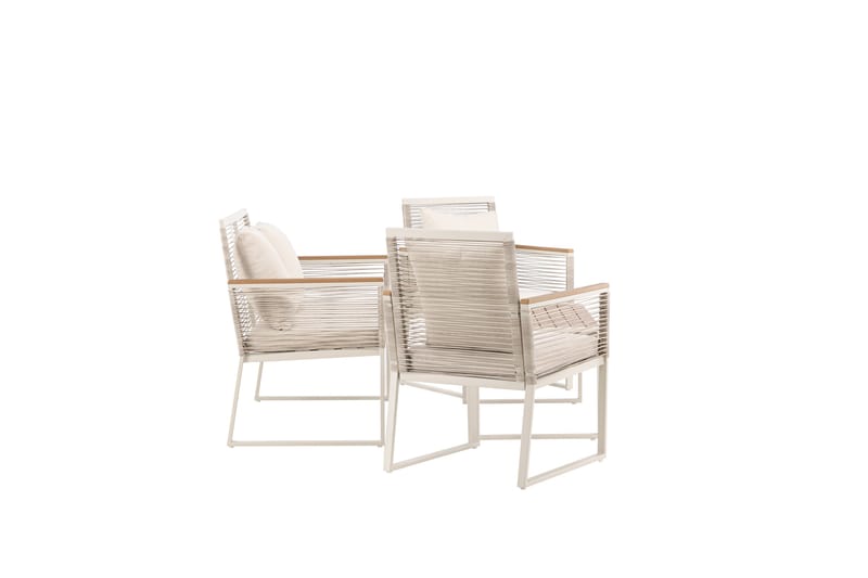 Dallas Soffgrupp Utomhus 4-sits - Beige - Utemöbler - Utegrupp - Loungegrupp