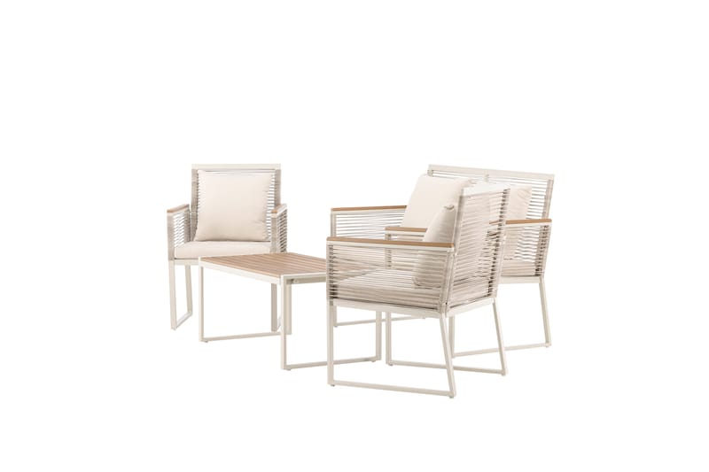 Dallas Soffgrupp Utomhus 4-sits - Beige - Utemöbler - Utegrupp - Loungegrupp