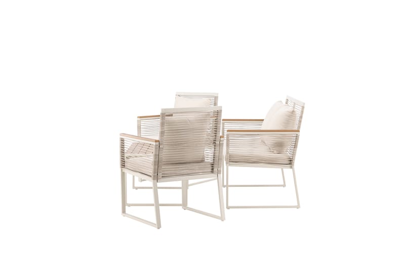 Dallas Soffgrupp Utomhus 4-sits - Beige - Utemöbler - Utegrupp - Loungegrupp