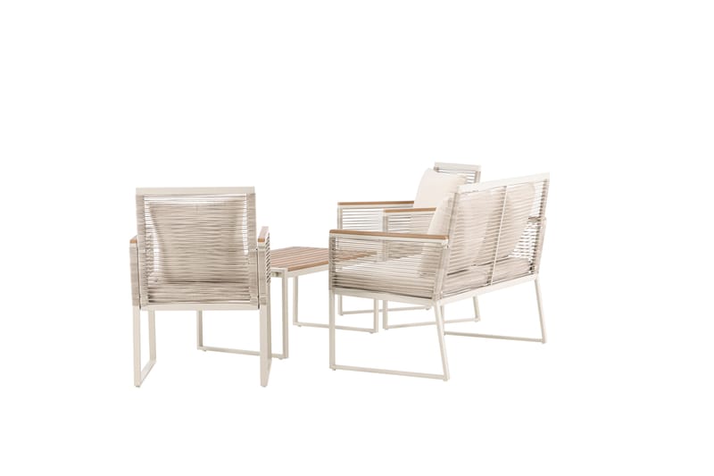 Dallas Soffgrupp Utomhus 4-sits - Beige - Utemöbler - Utegrupp - Loungegrupp