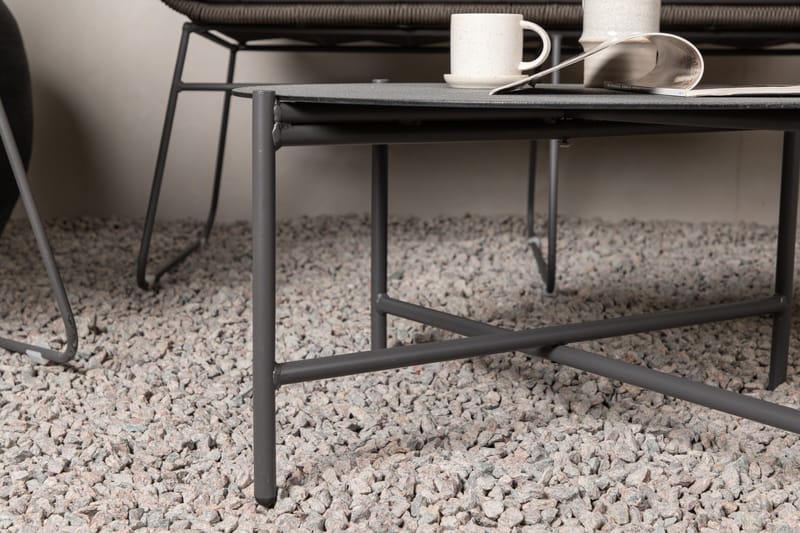 Davao Soffgrupp Utomhus 4-sits - Mörkgrå - Utemöbler - Utegrupp - Loungegrupp