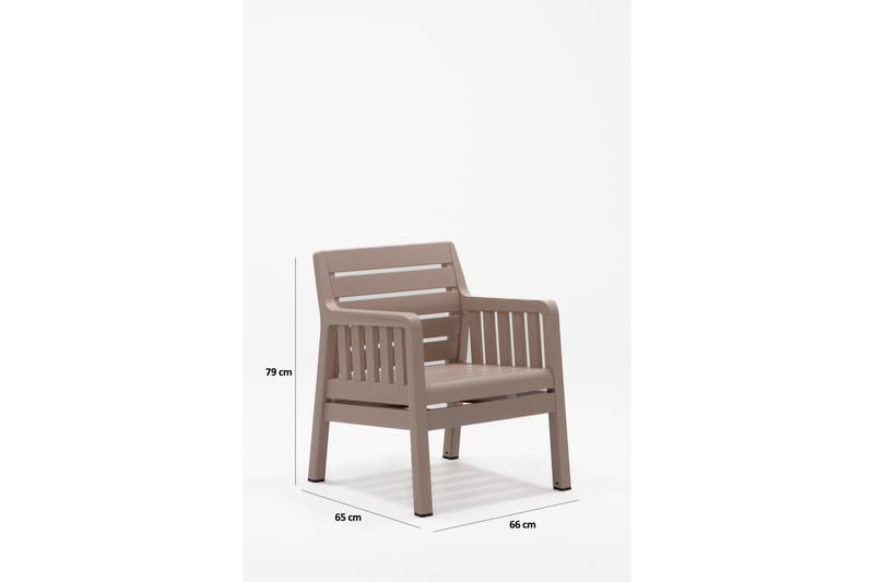 Desi Soffgrupp Utomhus  4-sits Brun - Utemöbler - Utegrupp - Loungegrupp