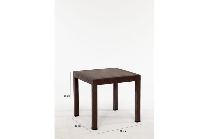 Dominika Matgrupp Utomhus 4-sits Mörkbrun - Utemöbler - Utegrupp - Matgrupper utomhus
