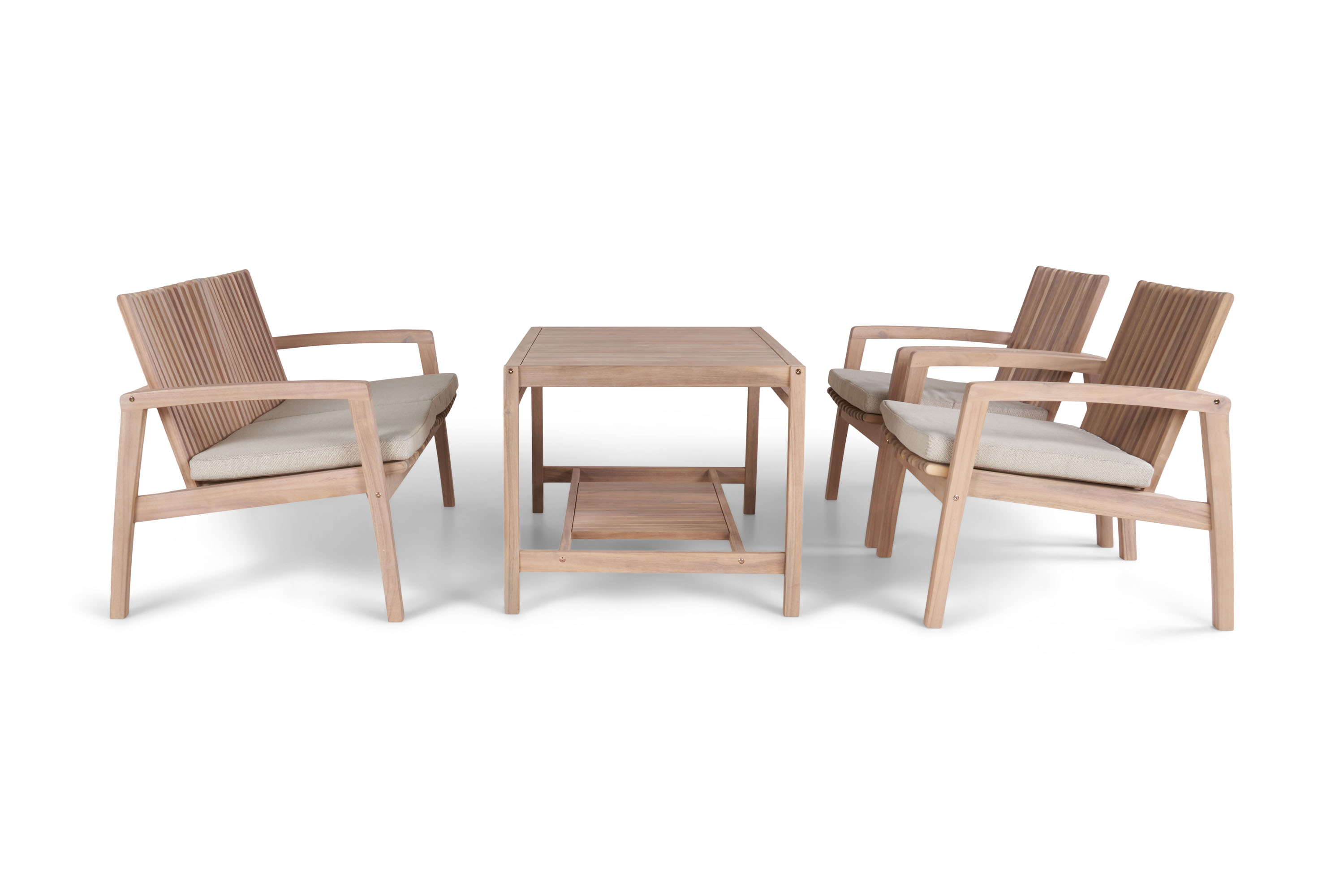 elkest loungegrupp utomhus - beige