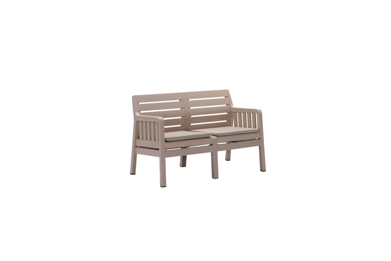 Elvor Soffgrupp Utomhus  4-sits Brun - Utemöbler - Utegrupp - Loungegrupp