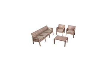 Elvor Soffgrupp Utomhus  5-sits Brun