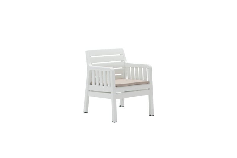 Elvor Soffgrupp Utomhus  5-sits Vit - Utemöbler - Utegrupp - Loungegrupp