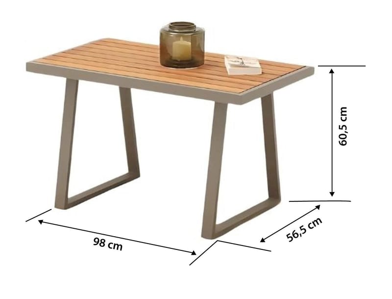 Estra Loungegrupp utomhus - Beige - Utemöbler - Utegrupp - Loungegrupp