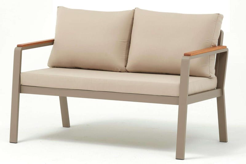 Estra Loungegrupp utomhus - Beige - Utemöbler - Utegrupp - Loungegrupp