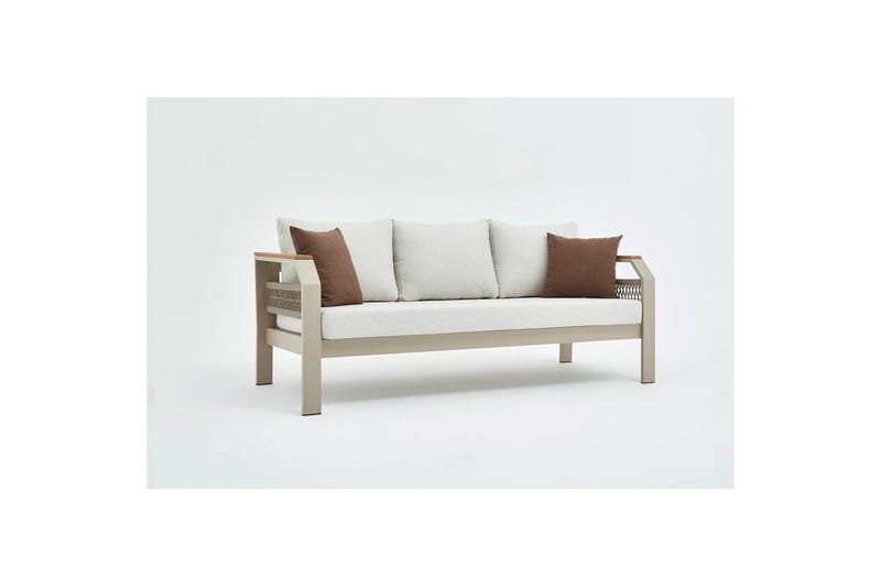Farra Soffgrupp Utomhus 5-sits - Beige - Utemöbler - Utegrupp - Loungegrupp