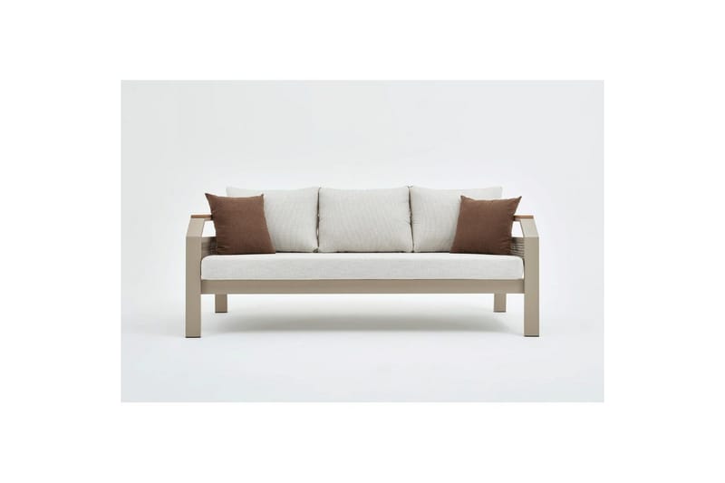 Farra Soffgrupp Utomhus 5-sits - Beige - Utemöbler - Utegrupp - Loungegrupp
