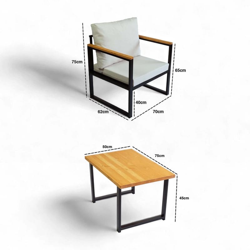 Feylan Soffgrupp Utomhus - Beige - Utemöbler - Utegrupp - Loungegrupp