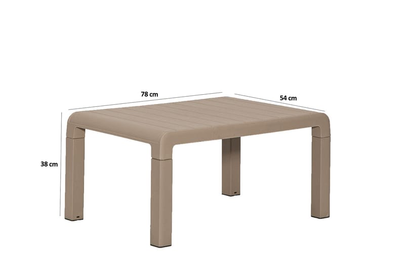 Hazim Soffgrupp Utomhus  2-sits Brun - Utemöbler - Utegrupp - Loungegrupp